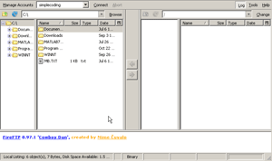 Скриншот FireFTP (миниатюра)