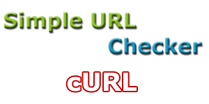 Simple URL checker - cURL
