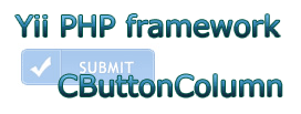 yii php CButtonColumn